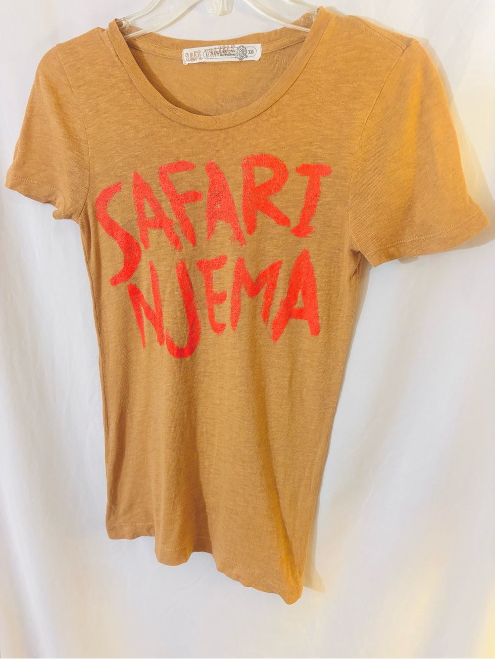 J.Crew Safari Njema Graphic Tee Slub Cotton Womens XS